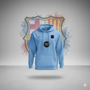 Barcelona Sky Blue Sports Hoodie