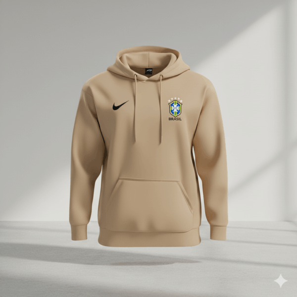 Gemini_Generated_Image_t6lbvht6lbvht6lb Brazil Premium Brown Sports Hoodie - Image 1