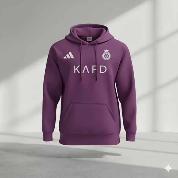 Al Nassr Grape Premium Sports Hoodie Al Nassr Grape Premium Sports Hoodie - Image 1