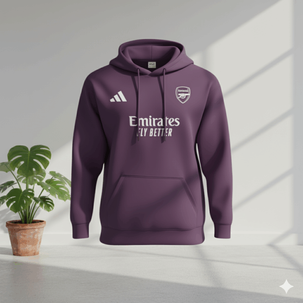 Arsenal Grape Premium Sports Hoodie Arsenal Grape Premium Sports Hoodie - Image 1