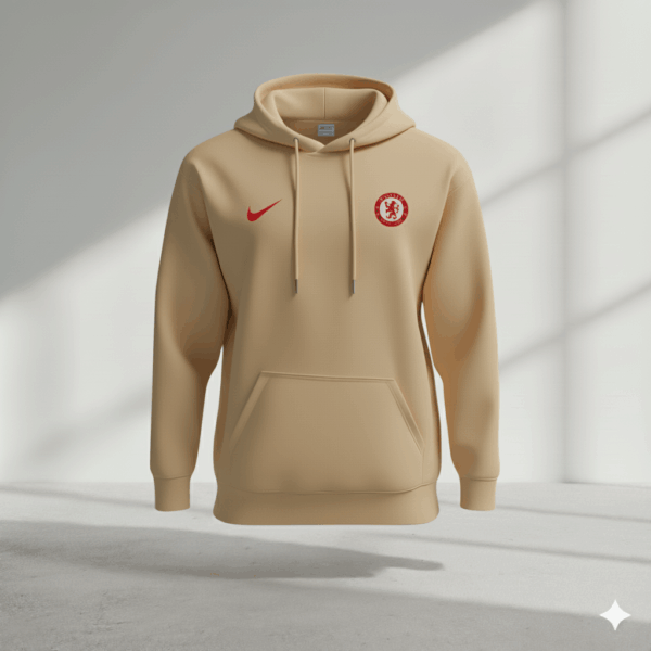 Chelsea Tan Premium Sports Hoodie - Image 1