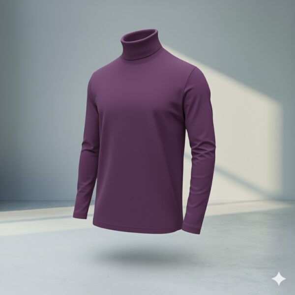 IMG-20251107-WA0001 Premium Turtle Neck - Purple - Image 1