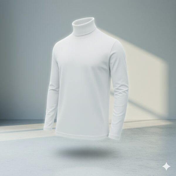 IMG-20251107-WA0004 Premium Turtle Neck - White - Image 1