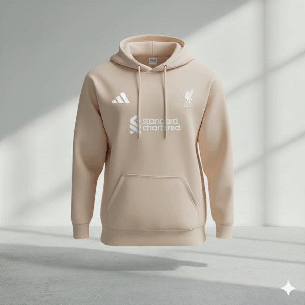 Liverpool Pale Peach Premium Sports Hoodie Liverpool Pale Peach Premium Sports Hoodie - Image 1