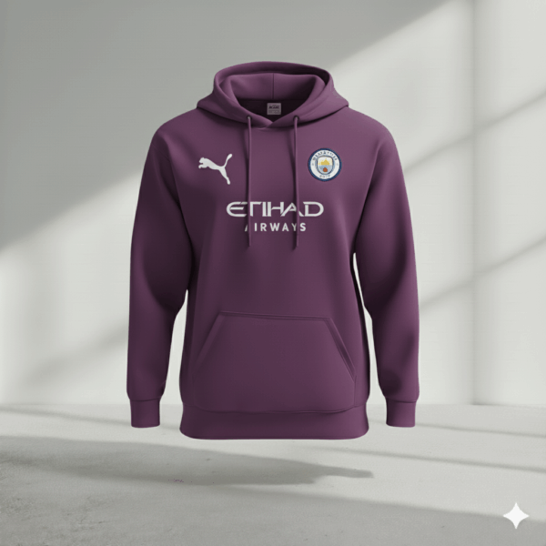 Manchester City Grape Premium Sports Hoodie Manchester City Grape Premium Sports Hoodie - Image 1