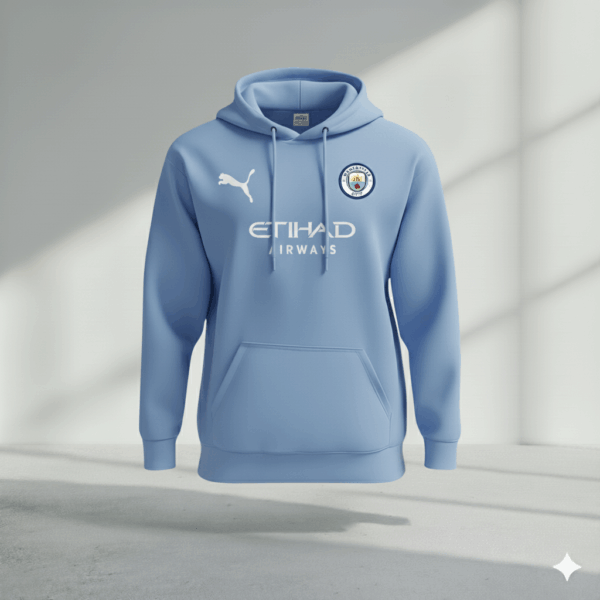 Manchester City  Skyblue Premium Sports Hoodie - Image 1