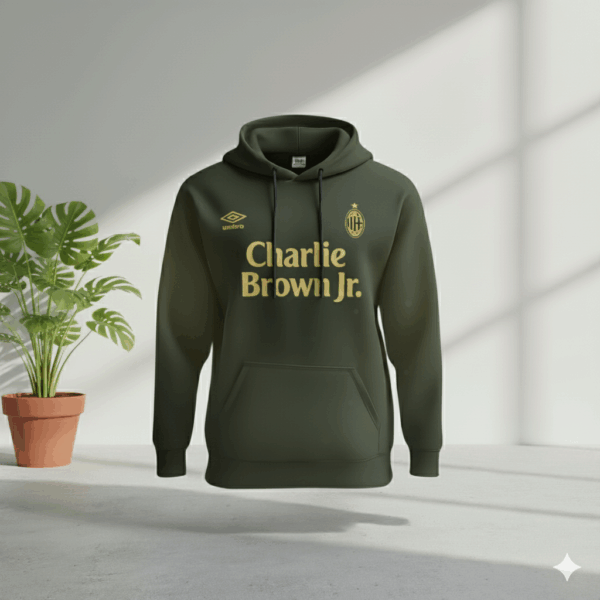 Santos Olive Premium Sports Hoodie - Image 1
