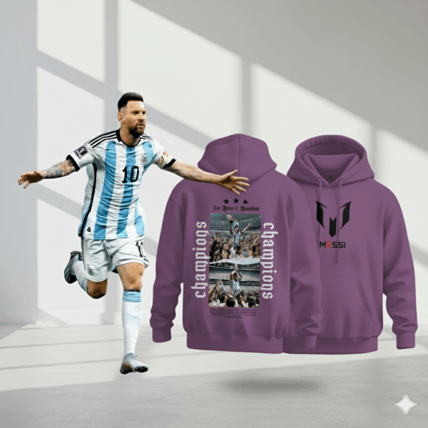 Special Messi Grape Edition Premium Hoodie Special Messi Grape Edition Premium Hoodie - Image 1