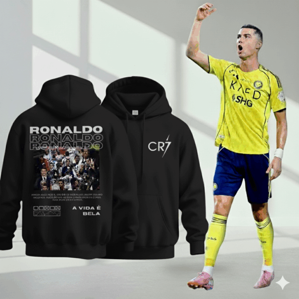 Special Ronaldo Black Edition Premium Hoodie Special Ronaldo Black Edition Premium Hoodie - Image 1
