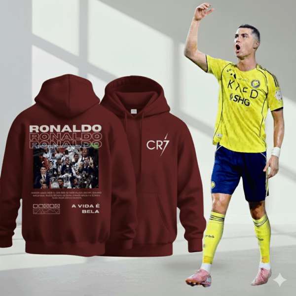 Special Ronaldo Brown Edition Premium Hoodie Special Ronaldo Brown Edition Premium Hoodie - Image 1