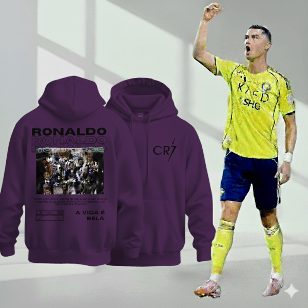 Special Ronaldo Grape Edition Premium Hoodie Special Ronaldo Grape Edition Premium Hoodie - Image 1